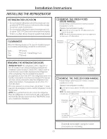 Preview for 23 page of GE CYE23TSDFSS Owner'S Manual And Installation Instructions