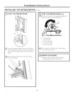 Preview for 28 page of GE CYE23TSDFSS Owner'S Manual And Installation Instructions