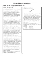 Preview for 130 page of GE CYE23TSDFSS Owner'S Manual And Installation Instructions