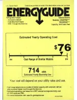 GE CZS25TSESS Energy Manual preview
