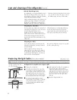 Предварительный просмотр 16 страницы GE CZS25TSESS Owner'S Manual & Installation Instructions