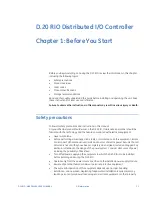 Предварительный просмотр 13 страницы GE D.20 RIO Hardware User Manual