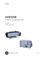 GE D20 Installation And Operation Manual preview