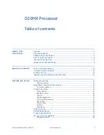 Preview for 3 page of GE D20MX User Manual