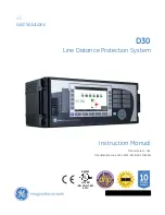 Предварительный просмотр 1 страницы GE D30 series Instruction Manual