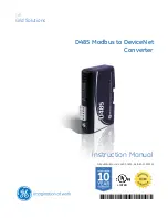 Предварительный просмотр 1 страницы GE D485 Instruction Manual