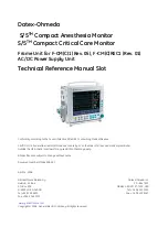 Preview for 271 page of GE Datex-Ohmeda S/5 Series Technical Reference Manual