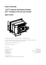 Preview for 305 page of GE Datex-Ohmeda S/5 Series Technical Reference Manual