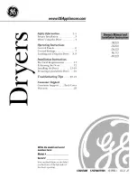 GE DBL333 Owner'S Manual And Installation Instructions preview