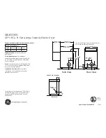 Preview for 1 page of GE DBLR333EG Dimensions And Installation Information