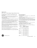 Preview for 2 page of GE DBLR333EG Dimensions And Installation Information