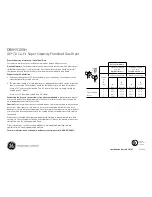 Preview for 3 page of GE DBVH510GH Dimensions And Installation Information