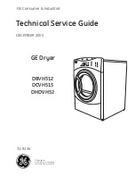 Preview for 1 page of GE DBVH512 Technical Service Manual