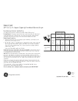 Preview for 3 page of GE DBVH512EF Dimensions And Installation Information