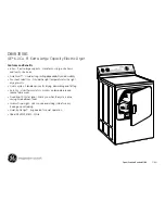 Preview for 3 page of GE DBXR300EG Dimensions And Installation Information