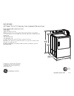 GE DCCB330EJWC Dimensions And Installation Information preview