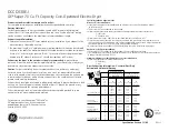 Preview for 2 page of GE DCCD330EJ Dimensions And Installation Information