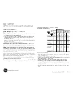 Preview for 2 page of GE DCCH43EA Dimensions And Installation Information