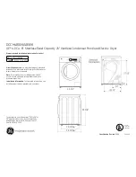 GE DCCH480EK Dimensions And Installation Information предпросмотр