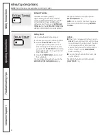 Preview for 8 page of GE DCCH480EK Owner'S Manual & Installation Instructions