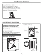 Preview for 13 page of GE DCCH480EK Owner'S Manual & Installation Instructions