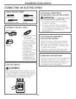 Preview for 15 page of GE DCCH480EK Owner'S Manual & Installation Instructions