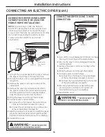 Preview for 16 page of GE DCCH480EK Owner'S Manual & Installation Instructions