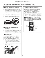 Preview for 24 page of GE DCCH480EK Owner'S Manual & Installation Instructions