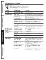 Preview for 26 page of GE DCCH480EK Owner'S Manual & Installation Instructions