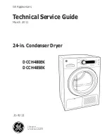 GE DCCH480EK Technical Service Manual предпросмотр