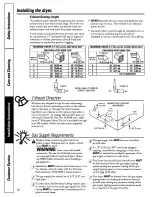 Preview for 10 page of GE DCD330 and Owner'S Manual And Installation Instructions