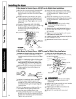 Preview for 14 page of GE DCD330 and Owner'S Manual And Installation Instructions