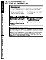 Preview for 2 page of GE DCL333 Owner'S Manual And Installation Instructions