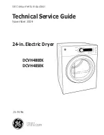 GE DCVH480EK Technical Service Manual preview