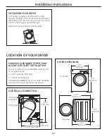 Preview for 12 page of GE DCVH485EK Owner'S Manual & Installation Instructions