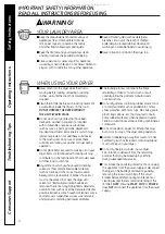 Preview for 4 page of GE DCVH640 Owner'S Manual