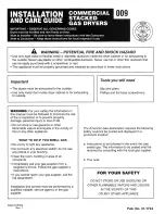 Preview for 1 page of GE DDC4500S Installation And Care Manual