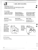 Предварительный просмотр 10 страницы GE DDE4000R Use And Care Manual