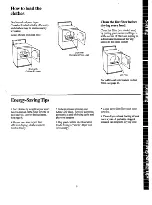 Preview for 9 page of GE DDE5300G How To Get The Best