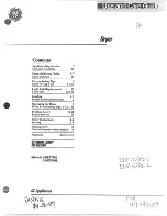 GE DDE5706L Use And Care Manual preview