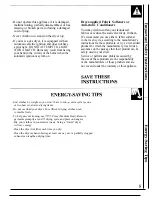 Preview for 5 page of GE DDE5900R Use And Care Manual