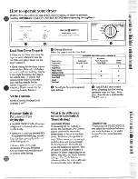 Предварительный просмотр 5 страницы GE DDE6350G Use And Care Manual