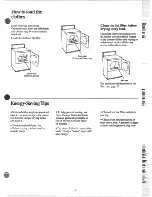 Предварительный просмотр 9 страницы GE DDE6350G Use And Care Manual