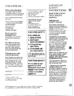 Preview for 2 page of GE DDE6407L Use And Care Manual