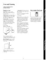 Preview for 13 page of GE DDE9200G Use And Care Manual