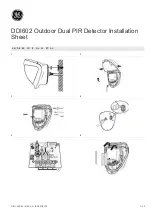 GE DDI602 Installation Sheet предпросмотр