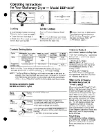 Preview for 7 page of GE DDP1275F Use And Care Manual