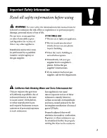 Preview for 3 page of GE DDSR475ET Owner'S Manual