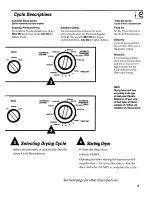 Preview for 9 page of GE DDSR475ET Owner'S Manual