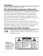 Preview for 6 page of GE DECT 00018 User Manual